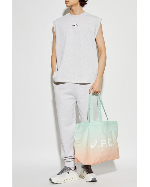 A.P.C. White Apc X Asics for men