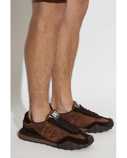 Dolce & Gabbana Brown 'Dg Athletic' Sports Shoes for men