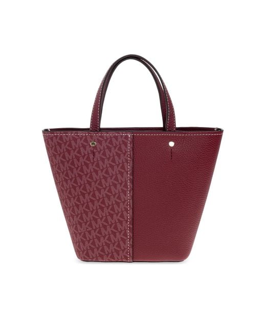 MICHAEL Michael Kors Red Handbag 'Flora Small'
