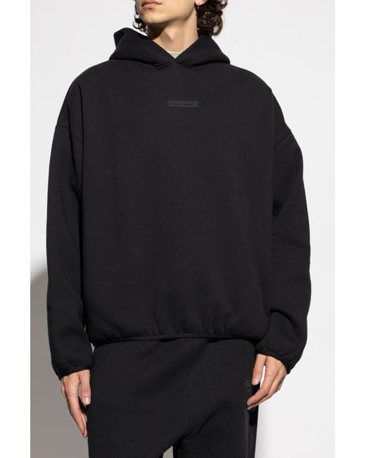 Fear Of God Black Sweatshirt With Logo for men