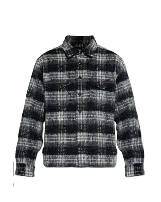 AllSaints Black Shirt 'Kory' for men