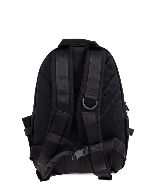 Y-3 Black Backpack With Logo
