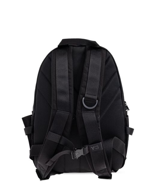 Y-3 Black Backpack With Logo