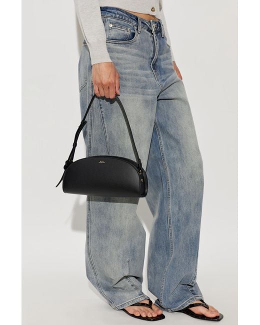 A.P.C. Black 'Lune' Bag