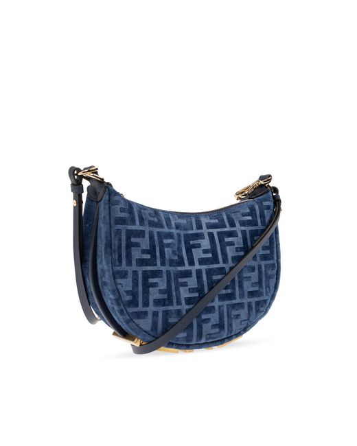 Fendi Blue Shoulder Bag 'Graphy Mini'