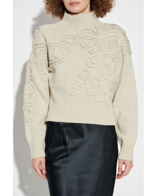 Cult Gaia Natural Turtleneck 'Deva'