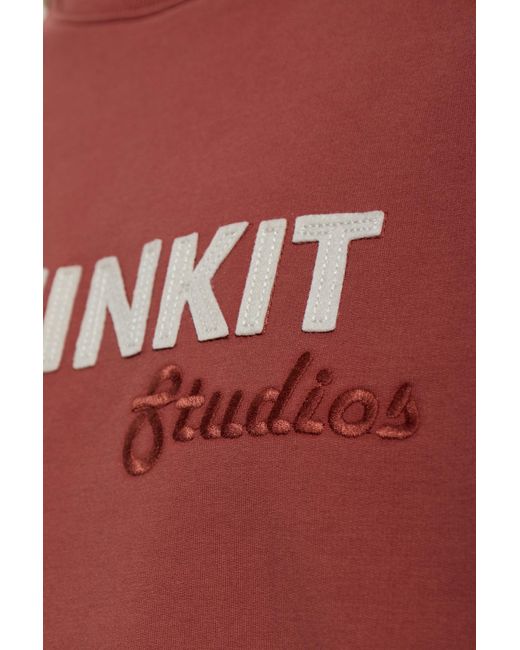 Rethinkit Studios Red Sweatshirt With Logo Patch