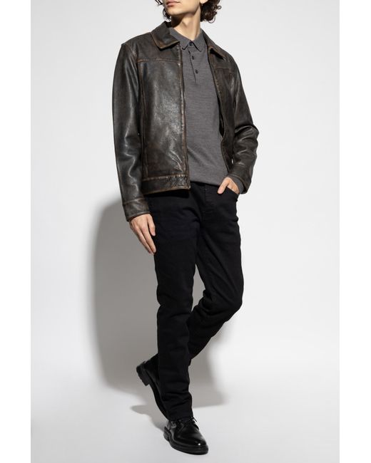 AllSaints Gray Polo 'Mode' for men