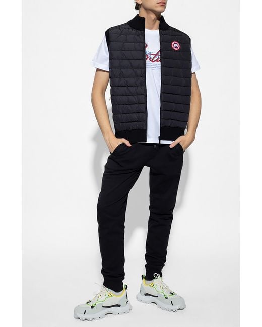 Canada Goose Blue Quilted Vest for men