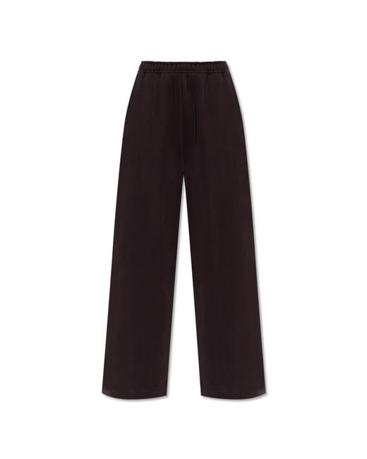 LACOSTE RUNWAY White Pants With Logo