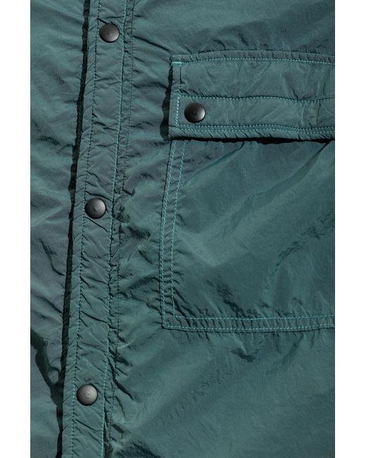 Paul Smith Gray Jacket With Logo Patch for men