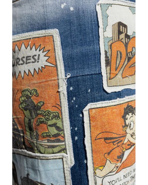 DSquared² Blue X Betty Boop, for men