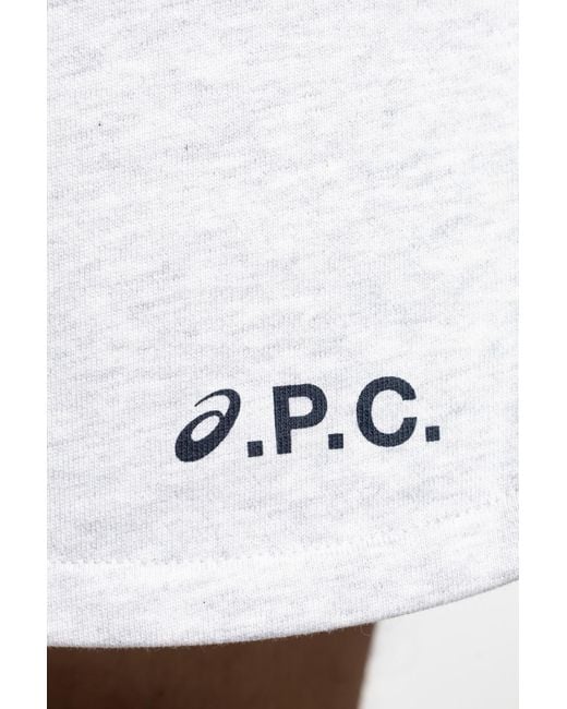 A.P.C. White X Asics for men