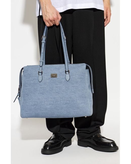 Dolce & Gabbana Blue "Vittoria" Bag for men