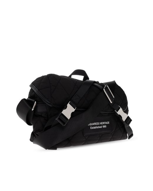 DSquared² Black Bag With Logo for men