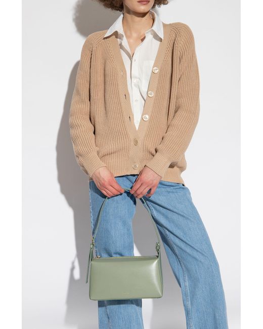 A.P.C. 'virginie Baguette' Shoulder Bag in Green Lyst