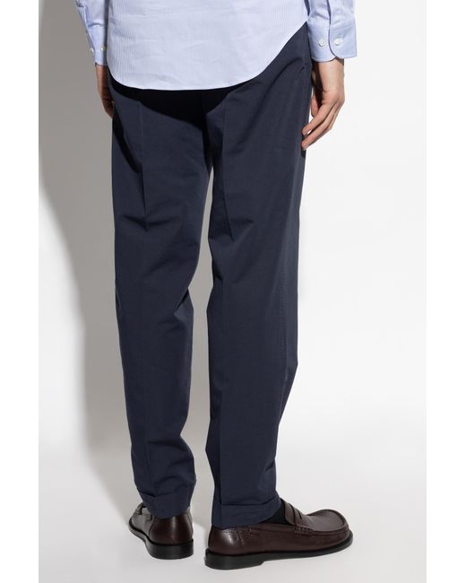 Tom Ford Blue Pants With Rolled-Up Legs for men