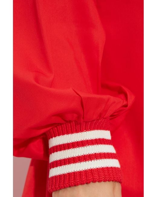 Adidas Originals Red Dress With Logo