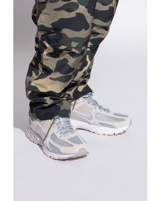 Nike White Zoom Vomero 5 Sports Shoes for men
