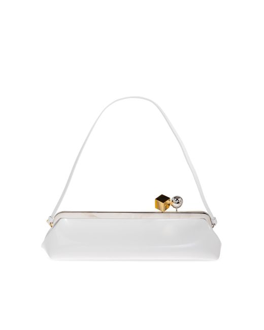 Jacquemus White Handbag "La Pochette Salon"