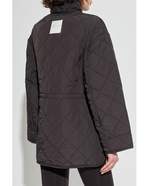 Rethinkit Studios Black Quilted Jacket "Lyon"