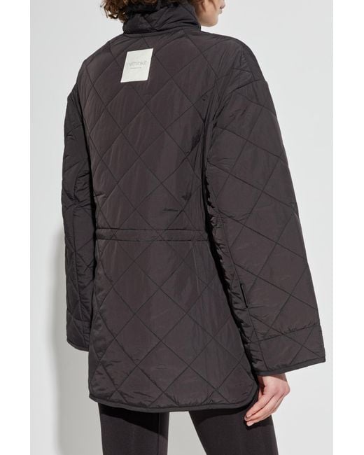 Rethinkit Studios Black Quilted Jacket "Lyon"