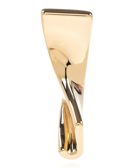 Jacquemus White Asymmetric Earrings