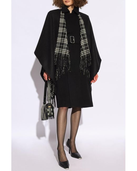 Burberry Black Cashmere Coat