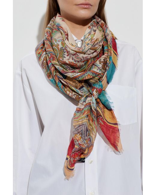 Etro Multicolor Patterned Scarf