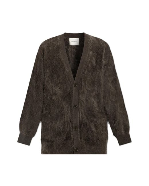 Lisa Yang Gray Cashmere Cardigan 'Devean' for men