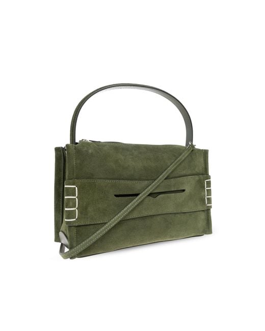 J.W. Anderson Green Handbag Loafer
