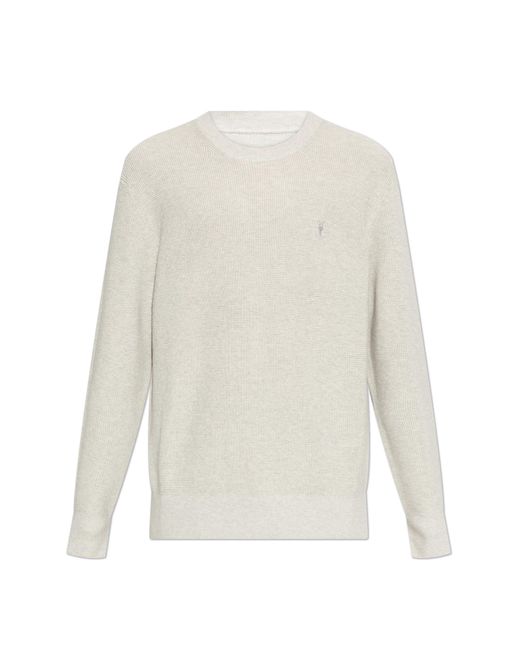 AllSaints White Sweater Aspen for men