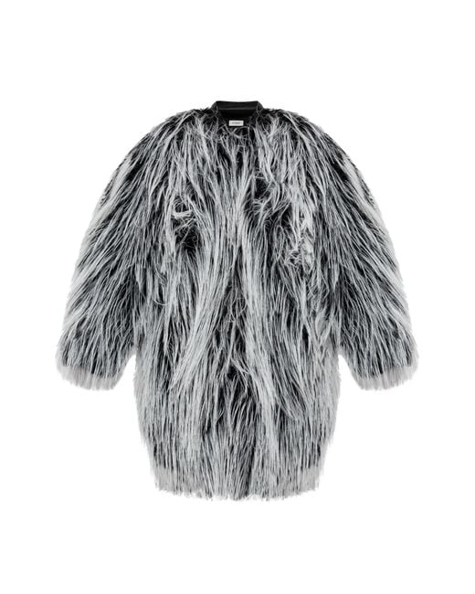 Sportmax Gray Adesso Faux Fur