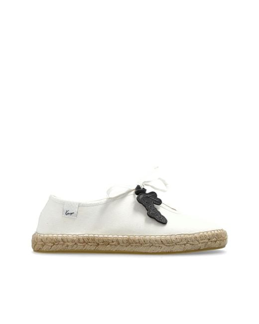 KENZO Blue Espadrilles With Logo
