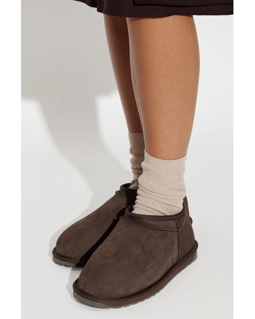 EMU Brown Suede Snow Boots 'Stinger Compact'