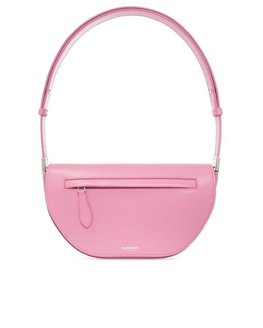 Burberry Pink 'olympia Small' Hobo Bag