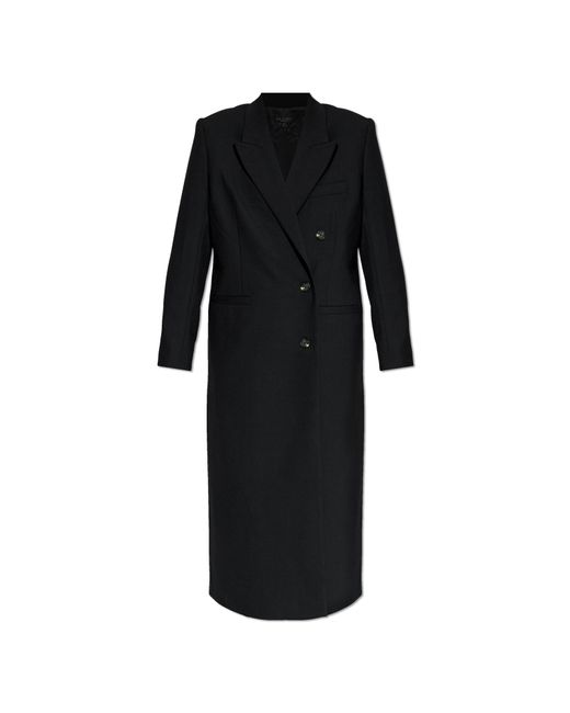 Rag & Bone Black Single Back-Vent Coat