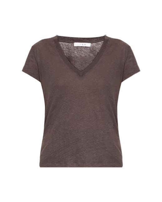 Iro Rodeo IRO Top 'Rodeo' in Brown | Lyst UK