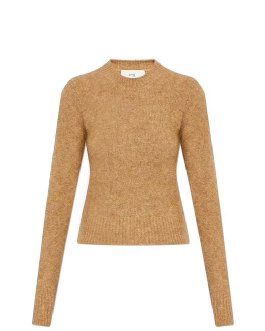 AMI Blue Crew Neck Sweater