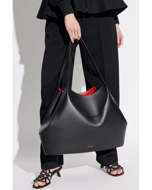 Givenchy Black 'Facet Medium' Shopper Bag