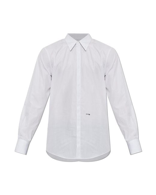 DSquared² White Striped Shirt for men