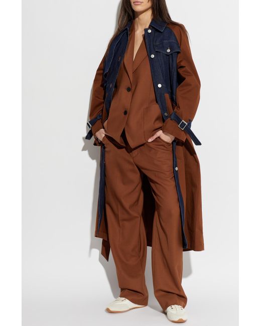 AllSaints Orange Coat 'Dayly'