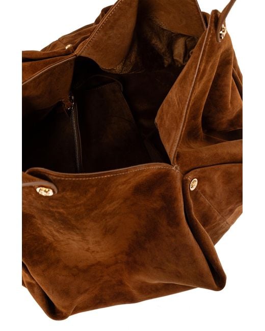 Versace Brown Protea Large Bag