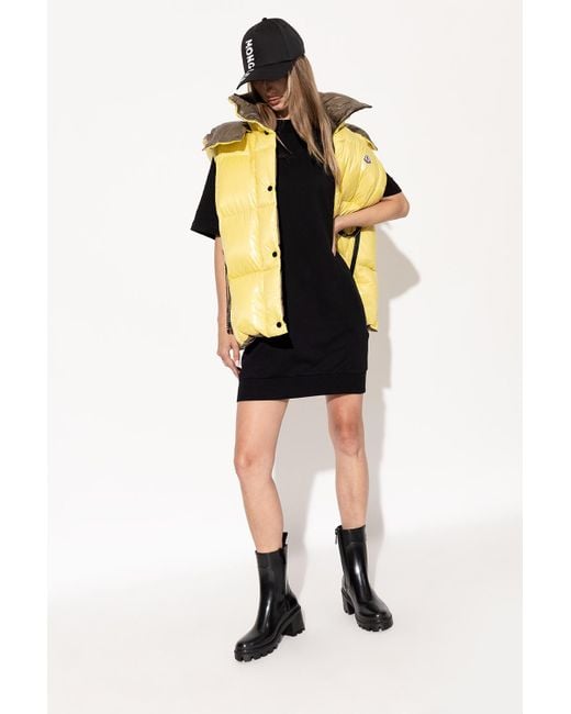 Moncler 'Loftgrip' Heeled Rain Boots in Black | Lyst