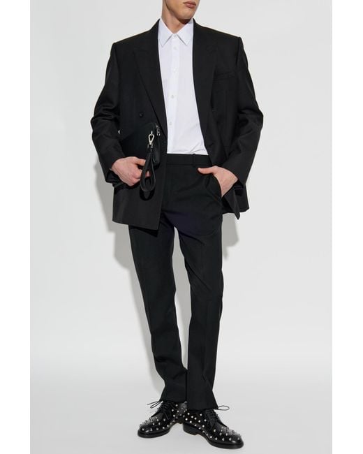 McQueen White Cotton Shirt for men