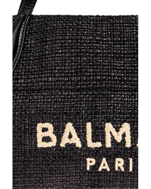 Balmain Black Shopper-Type Bag