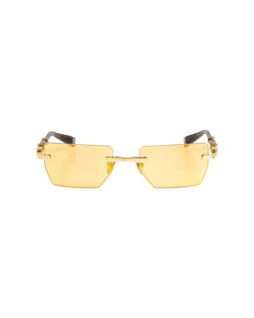 Balmain Yellow Sunglasses Pierre