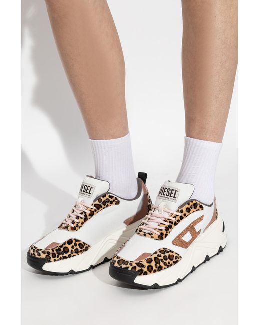 DIESEL White 'S-Savannah' Sports Shoes