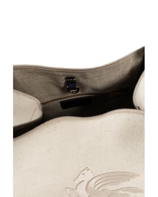 Etro Blue "Libra Medium" Shopper Bag