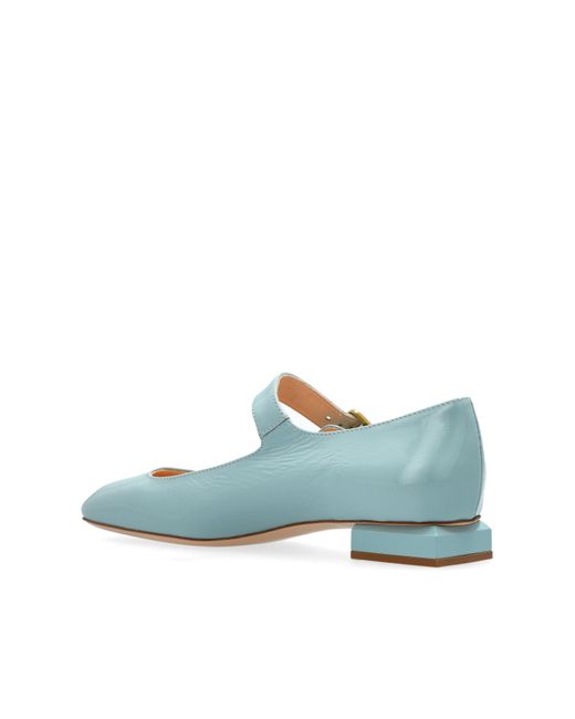 Agl Attilio Giusti Leombruni Blue Heeled Shoes Angie